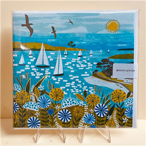 Whistlefish Greeting Card Boats 16x16cm